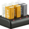 Aanbieding Jupio Kit: Enduro Battery GoPro HERO 9/10/11 AHDBT-901 (2x) + Compact USB Triple Charger