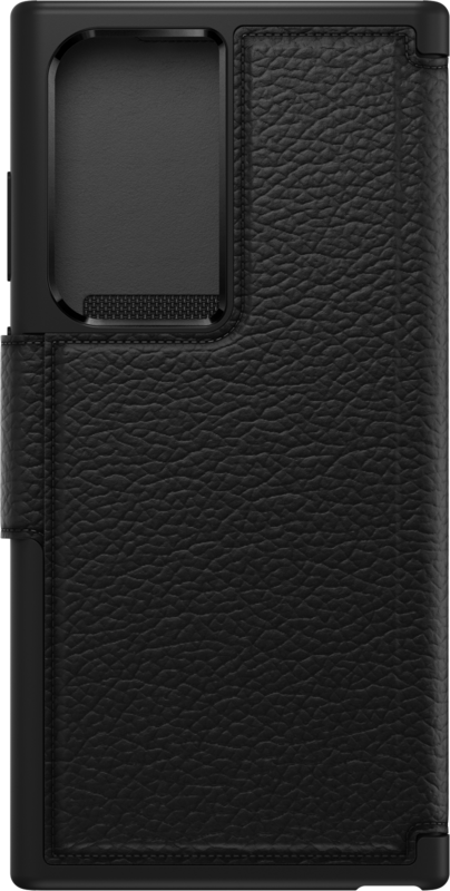 Aanbieding Otterbox Strada Samsung Galaxy S23 Ultra Book Case Leer Zwart