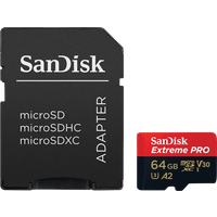 Koop SanDisk MicroSDXC Extreme Pro 64GB 90MB/s