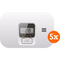 Koop ELRO Blue Line Koolmonoxidemelder (10 jaar) 5-pack