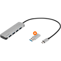 Koop BlueBuilt 4-Poorts USB-A/C 3.0 Hub